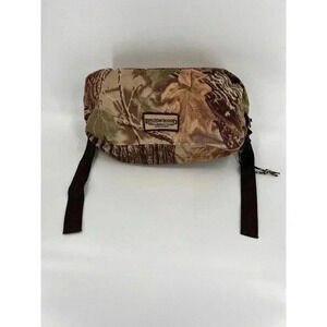 Vintage Brookwood Made In USA Field Bag with Straps Mossy Oak 11"X5.5"X3" EUC